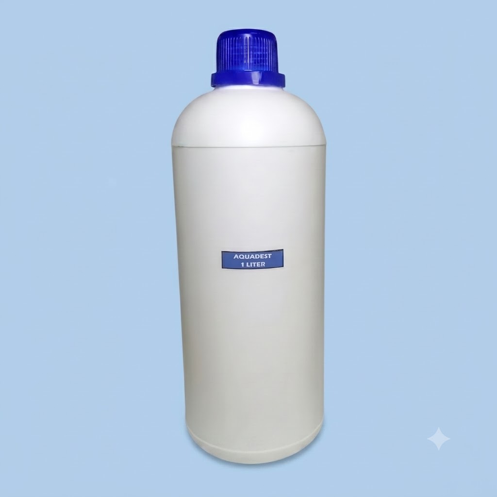 Aquadest / Air Suling (Aqua) | Pelarut Utama Formulasi