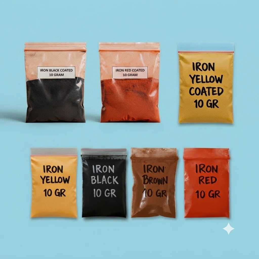 Iron Oxide (Reguler dan Coated) / Oksida Besi | Pigmen Pewarna Kosmetik