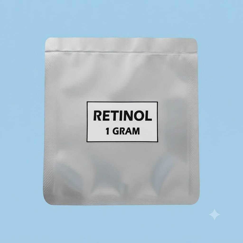 Retinol 10% Bubuk / Pure Retinol Powder | Bahan Aktif Anti-Aging Premium