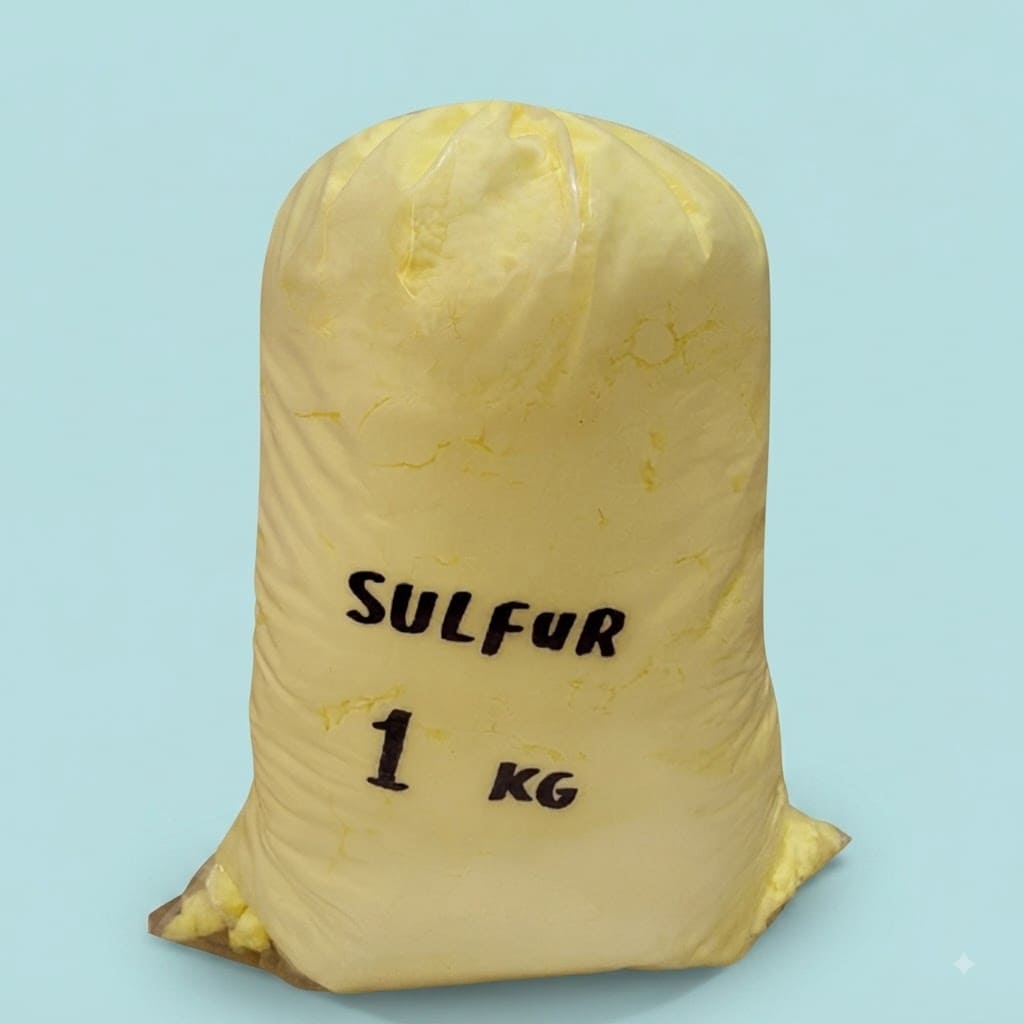 Sulfur / Belerang Bubuk 325 Mesh | Anti-Akne dan Eksfoliator Kulit