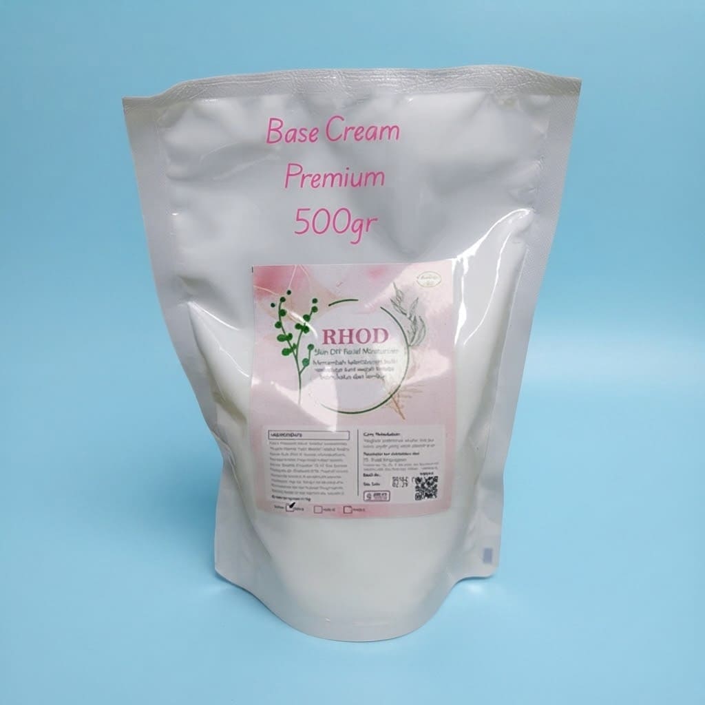 Base Cream Facial / Krim Dasar Wajah Premium | Sediaan Emulsi Skincare Siap Pakai