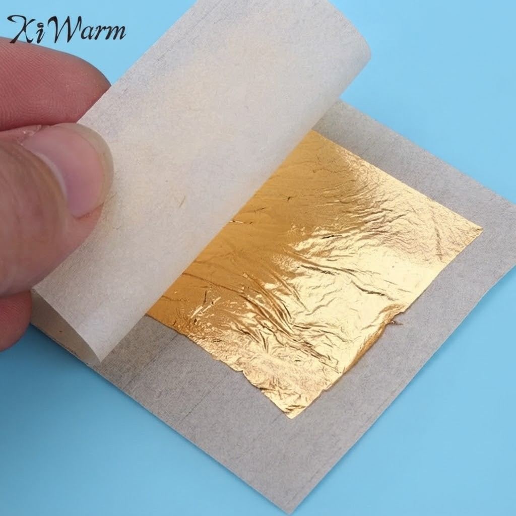Kertas Emas / Gold Foil Paper | Bahan Dekorasi Kerajinan dan Sabun