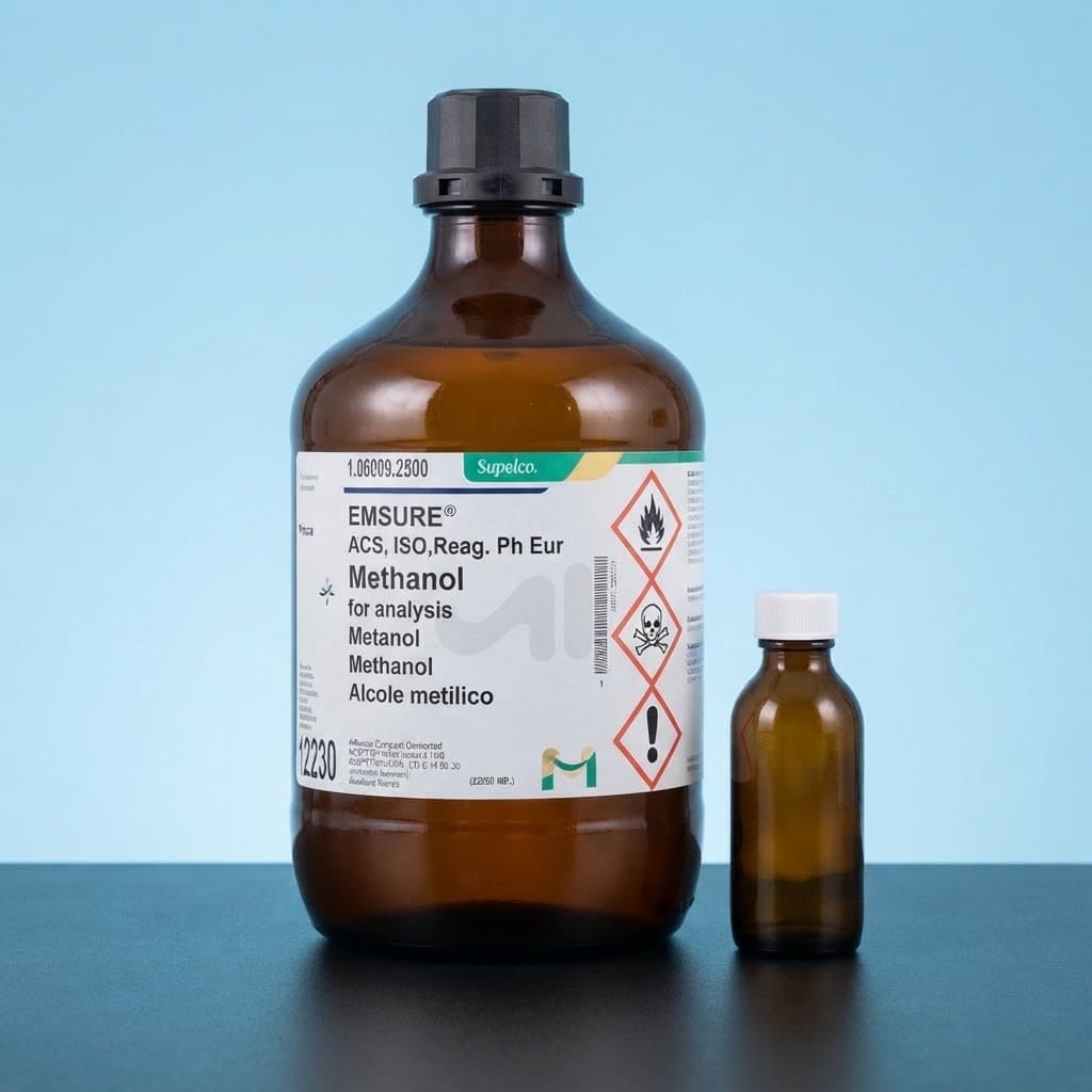 Metanol PA / Methanol Emsure Merck cat 6009 | Pelarut Organik Analisis Kimia