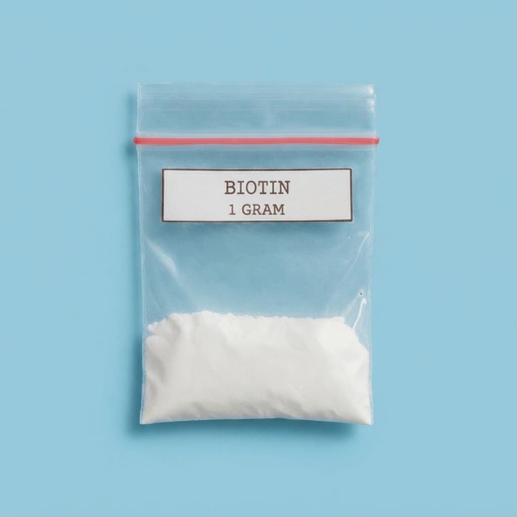 Biotin / Vitamin B7 Powder | Bahan Aktif Perawatan Rambut dan Kuku