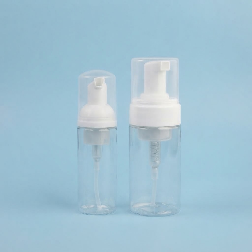 Botol Pump Foamer Busa Aesthetic / Wadah Sabun Facial Wash