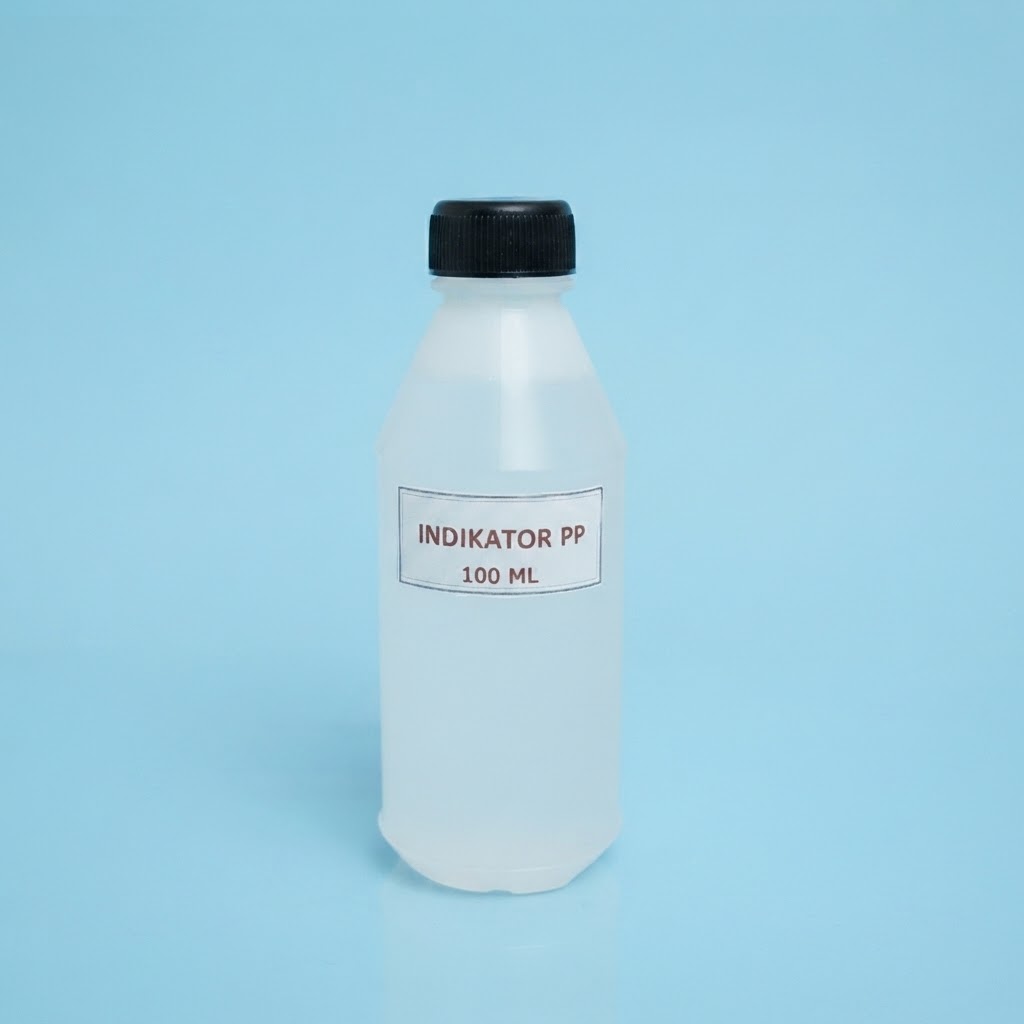 Indikator Phenolphthalein 0,1%/ Fenolftalein PP | Reagen Titrasi Asam Basa
