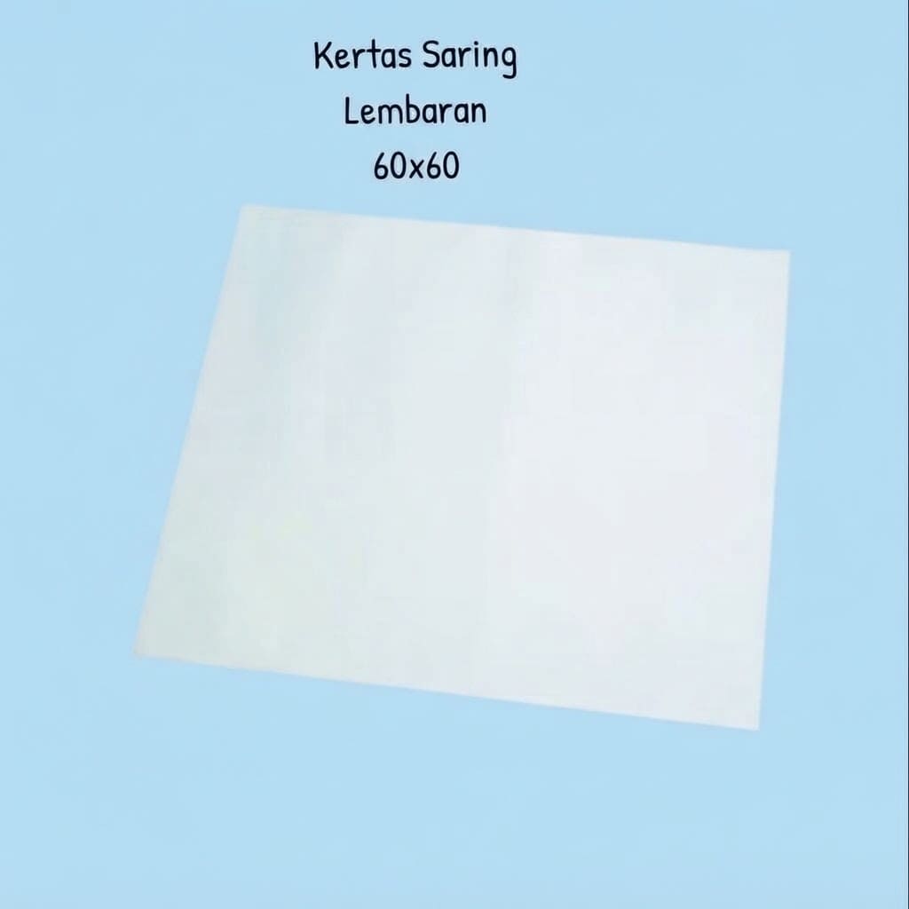 Kertas Saring Lembaran 60x60 cm Per Lembar | Filter Paper Laboratorium dan Industri