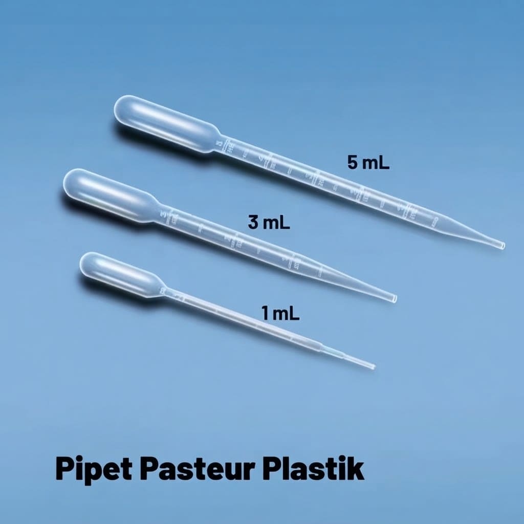 Pipet Plastik 1ml 3ml 5ml / Pipet Pasteur | Alat Tetes dan Pindah Cairan Lab