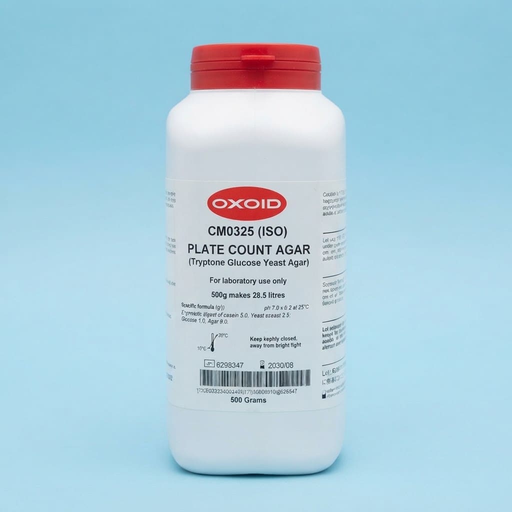 Plate Count Agar / PCA Oxoid | Media Hitung Jumlah Bakteri dan Mikroba