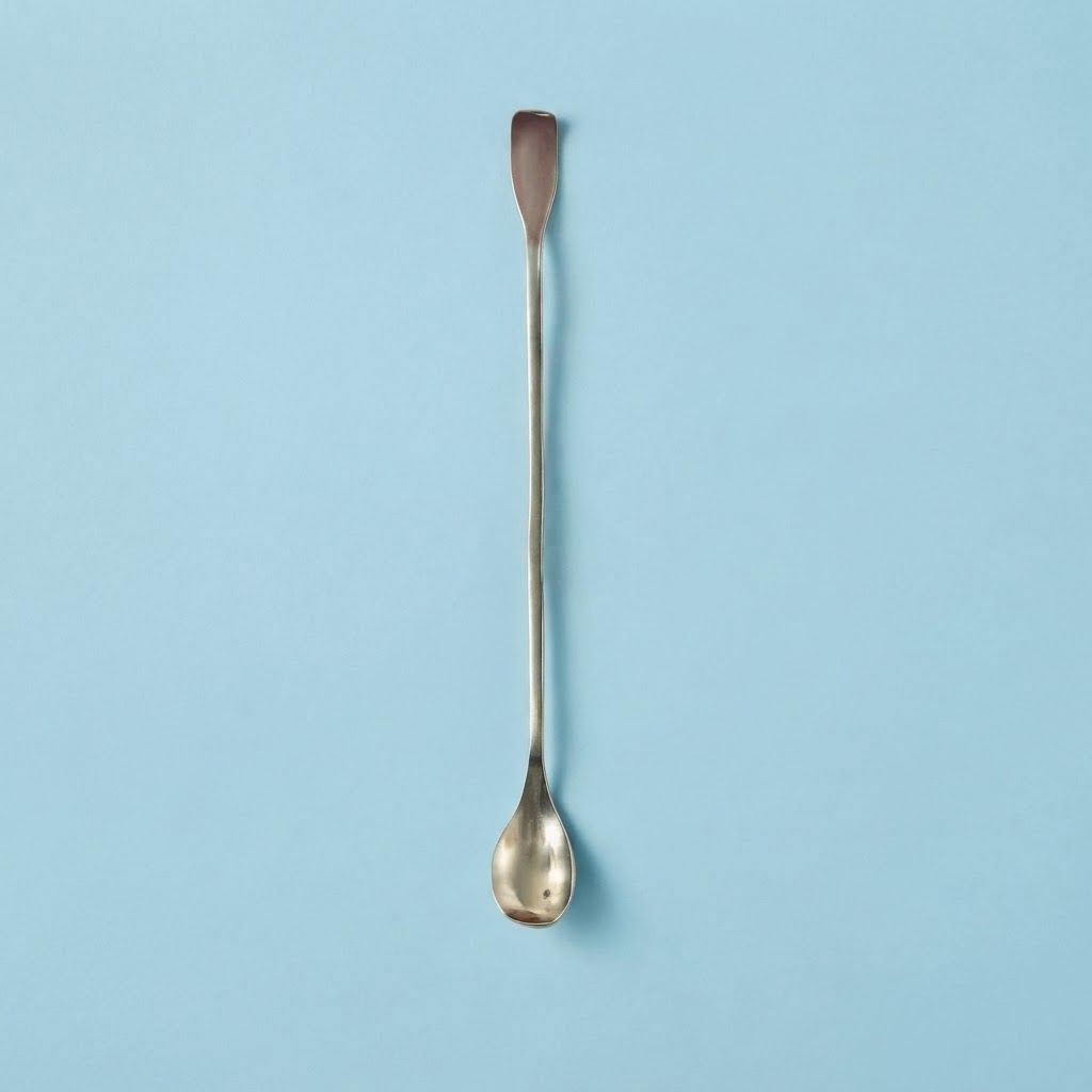Sendok Spatula Stainless / Spatel Lab | Alat Ambil Bahan Kimia Padat