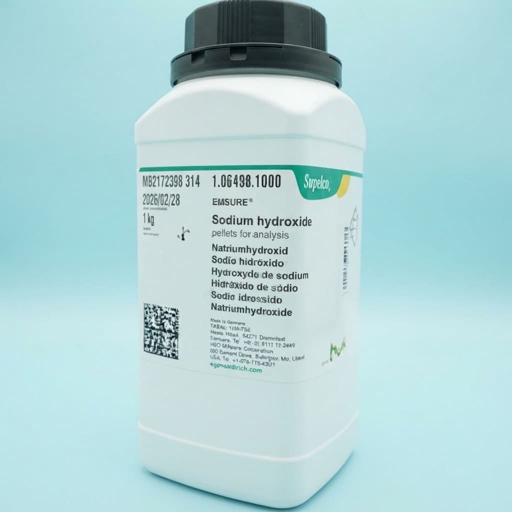 Sodium Hydroxide / Natrium Hidroksida p.a. Supelco | Reagen Analisis dan Saponifikasi Sabun