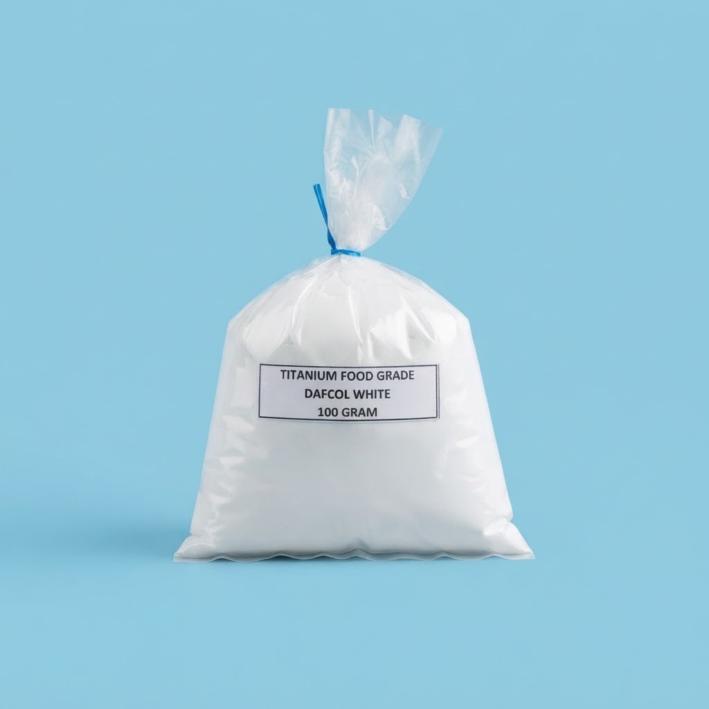 Titanium Dioxide Food Grade Dafcol White | Pigmen Putih dan Opacifier