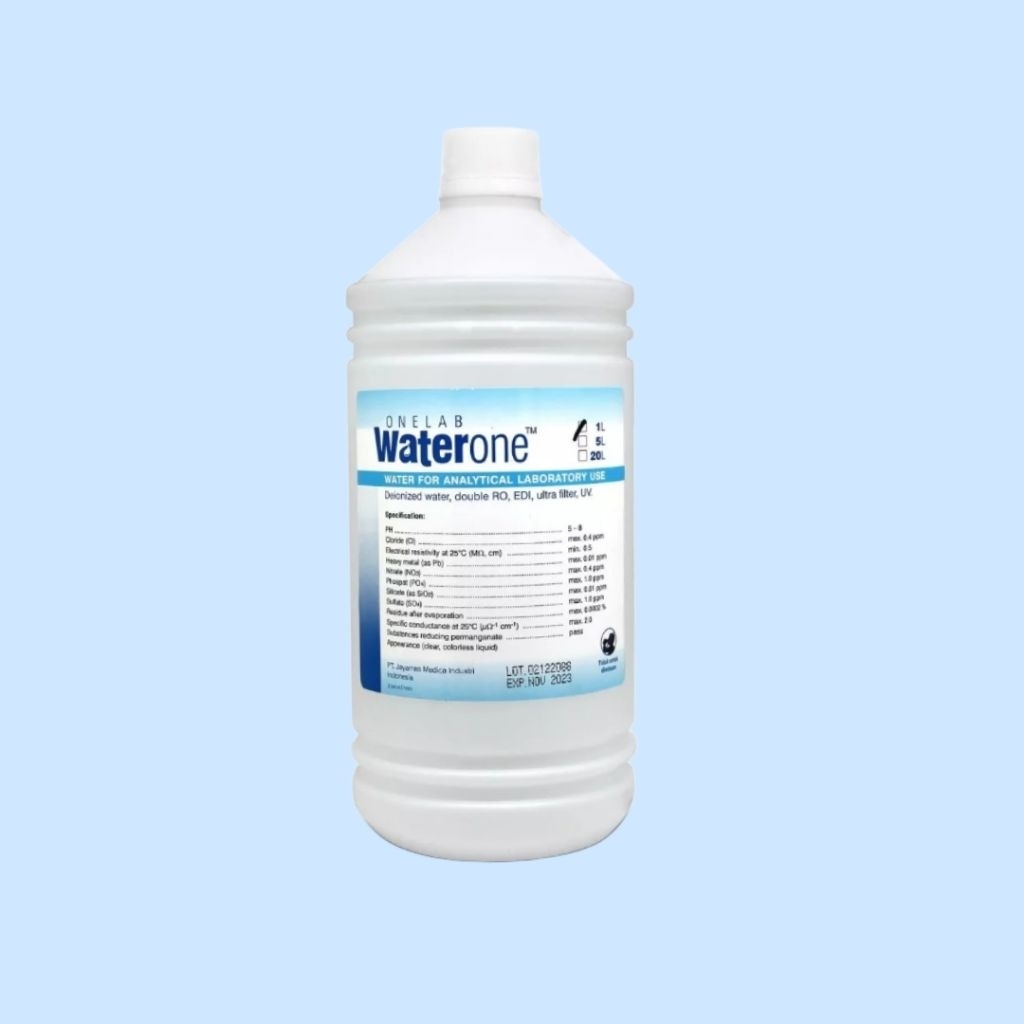 Water One / Aqua OneMed | Pelarut Kosmetik dan Lab Murni
