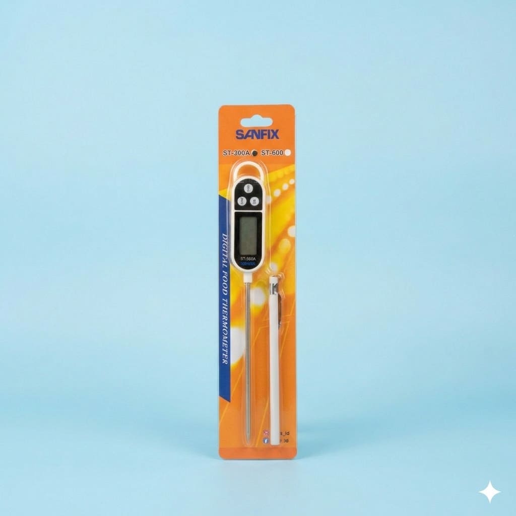 Termometer Digital Sanfix ST-300A Tancap | Alat Ukur Suhu Probe Lab