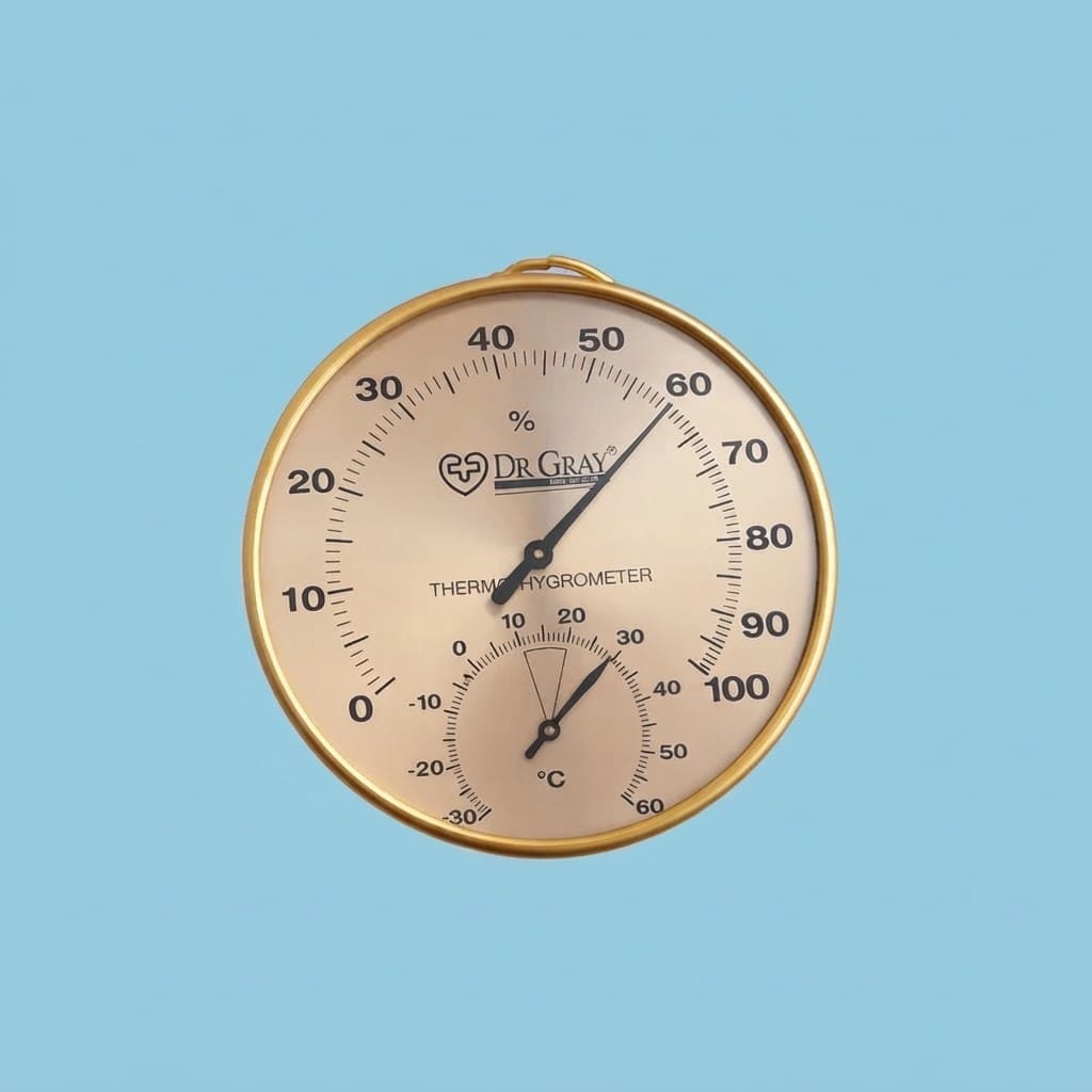Thermo Hygrometer Analog Dr Gray | Alat Ukur Suhu dan Kelembaban Ruangan