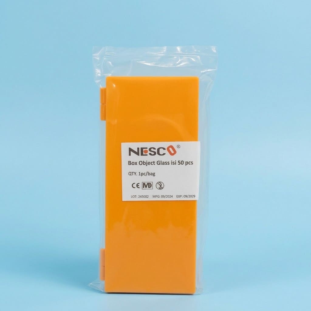 Box Object Glass Nesco 50 Slide | Kotak Storage Preparat Mikroskop