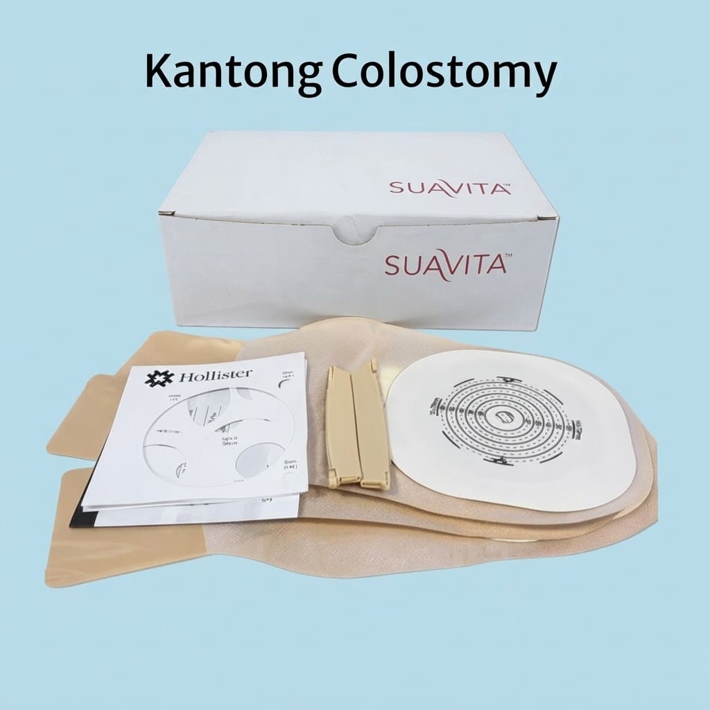 Kantong Colostomy Suavita 7620 Hollister | Kantong Stoma Dewasa Opak Coklat