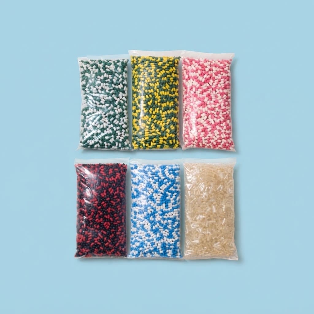 Cangkang Kapsul Kosong No. 1 / Kulit Kapsul Farmasi Isi 1000 | Wadah Obat dan Herbal
