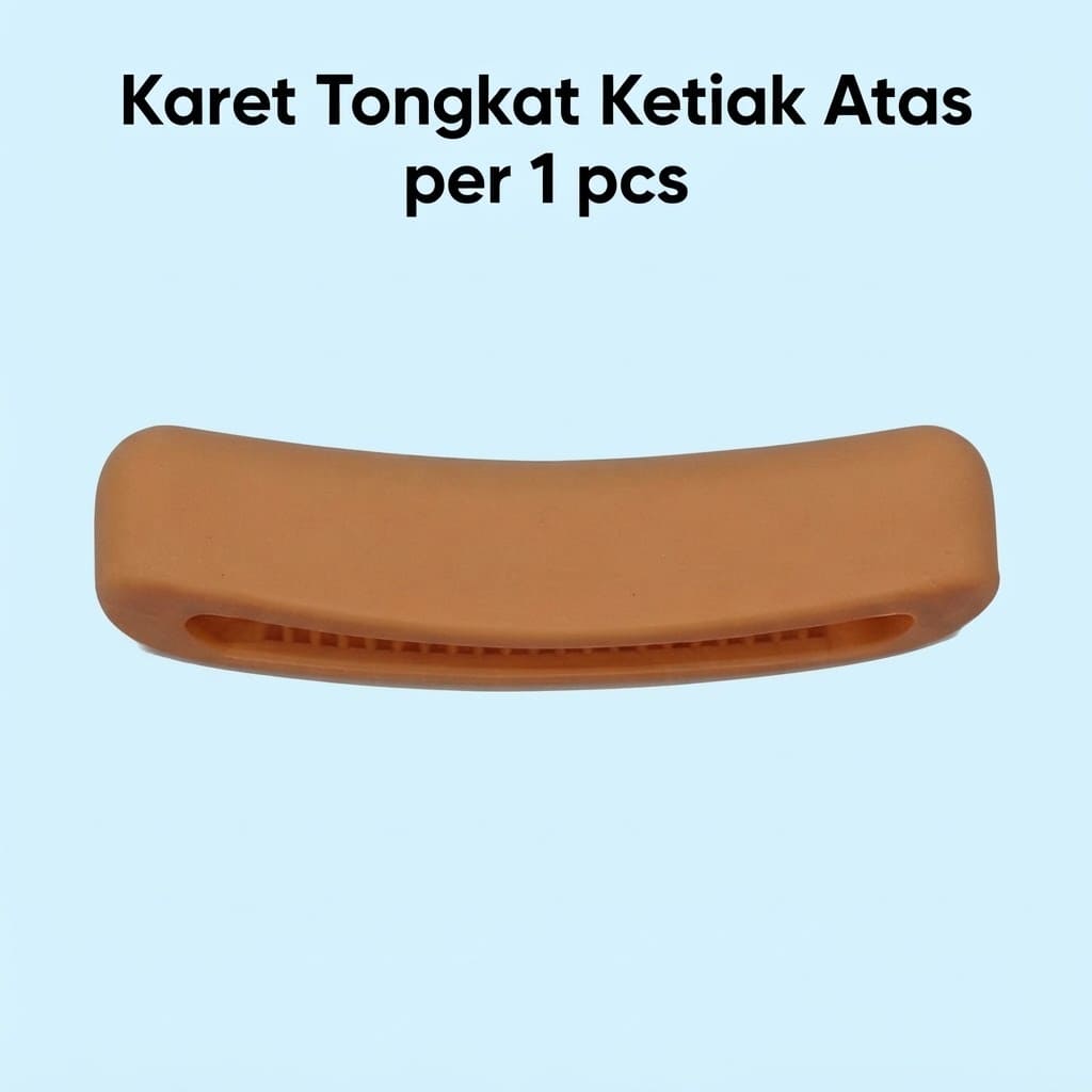 Karet Tongkat Ketiak Atas / Bantalan Kruk Per PCS | Sparepart Alat Bantu Jalan