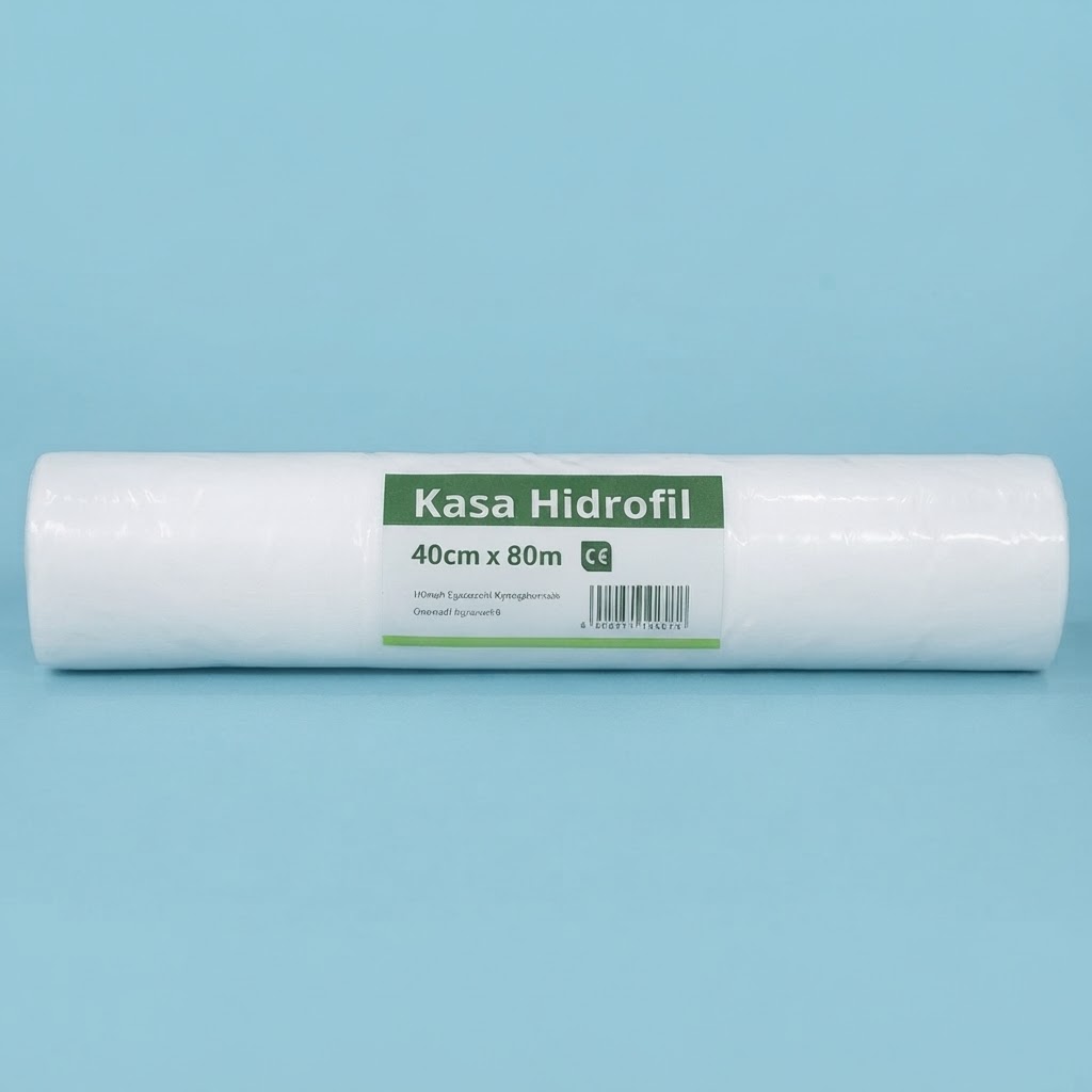 Kasa Hidrofil 40cm x 80m / Kain Kasa Roll Medis | Bahan Pembalut Luka