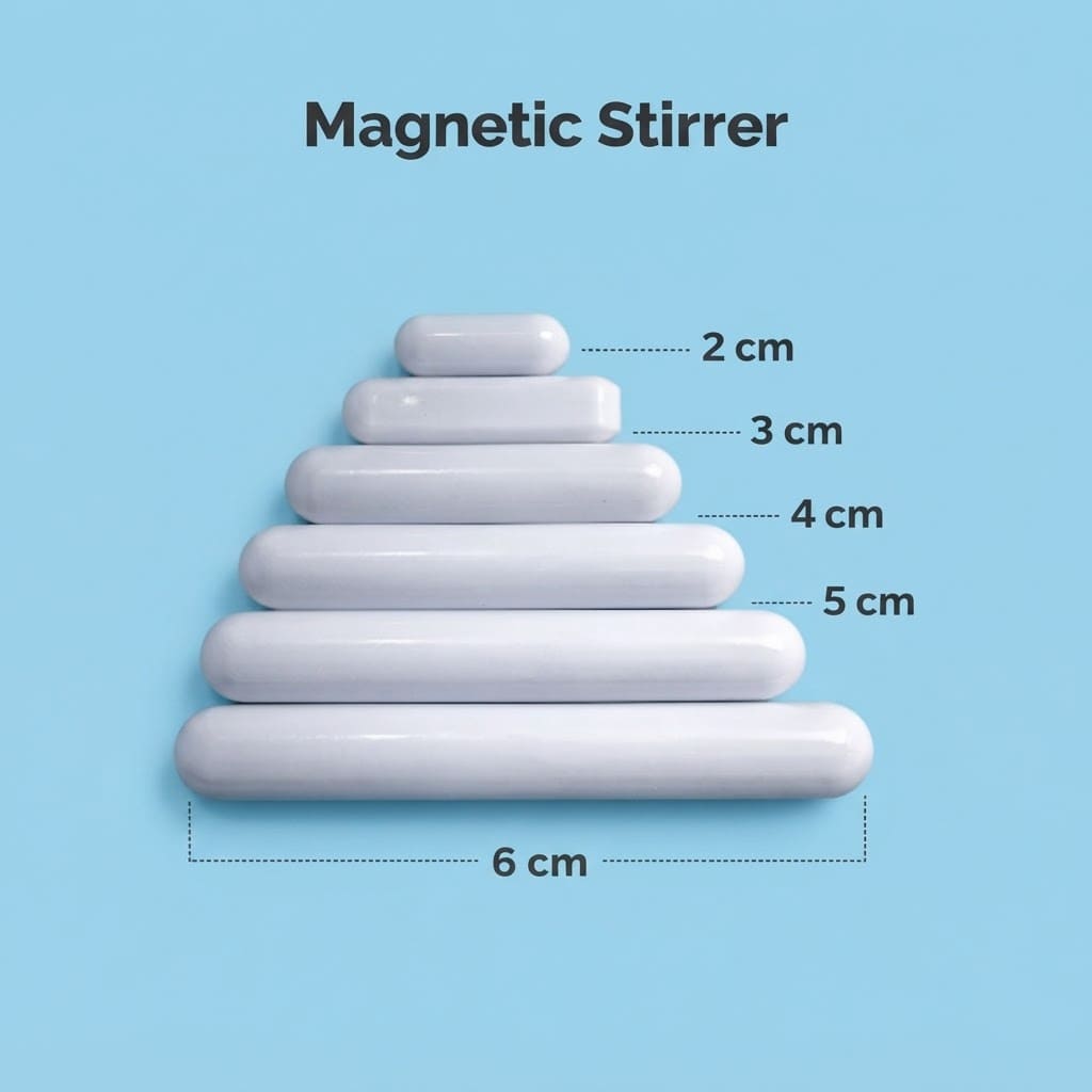 Magnetic Stirrer Bar / Biji Stirrer Lab | Batang Pengaduk Magnetik Larutan