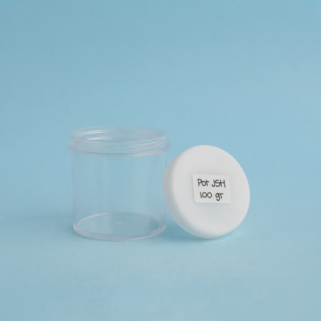Pot Salep Cream Urin JSH 100 cc / Jar Wadah Kosmetik dan Sampel