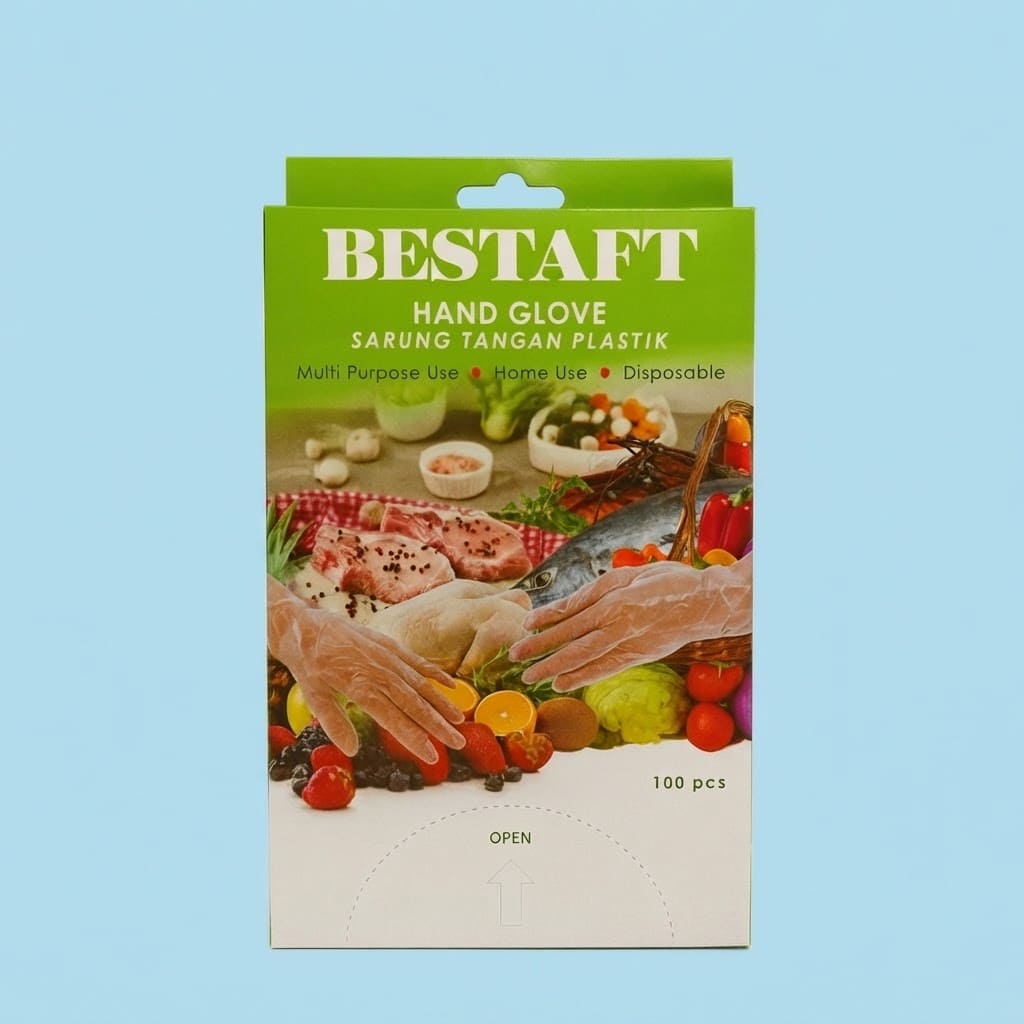 Sarung Tangan Plastik Bestaft / Hand Glove Disposable | Pelindung Tangan Serbaguna