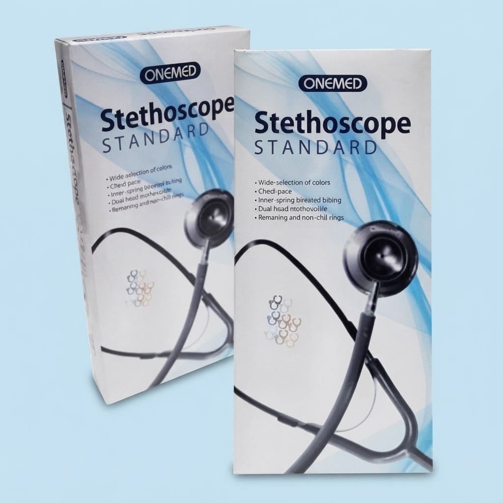 Stetoskop Standar OneMed | Alat Periksa Detak Jantung Dual Head