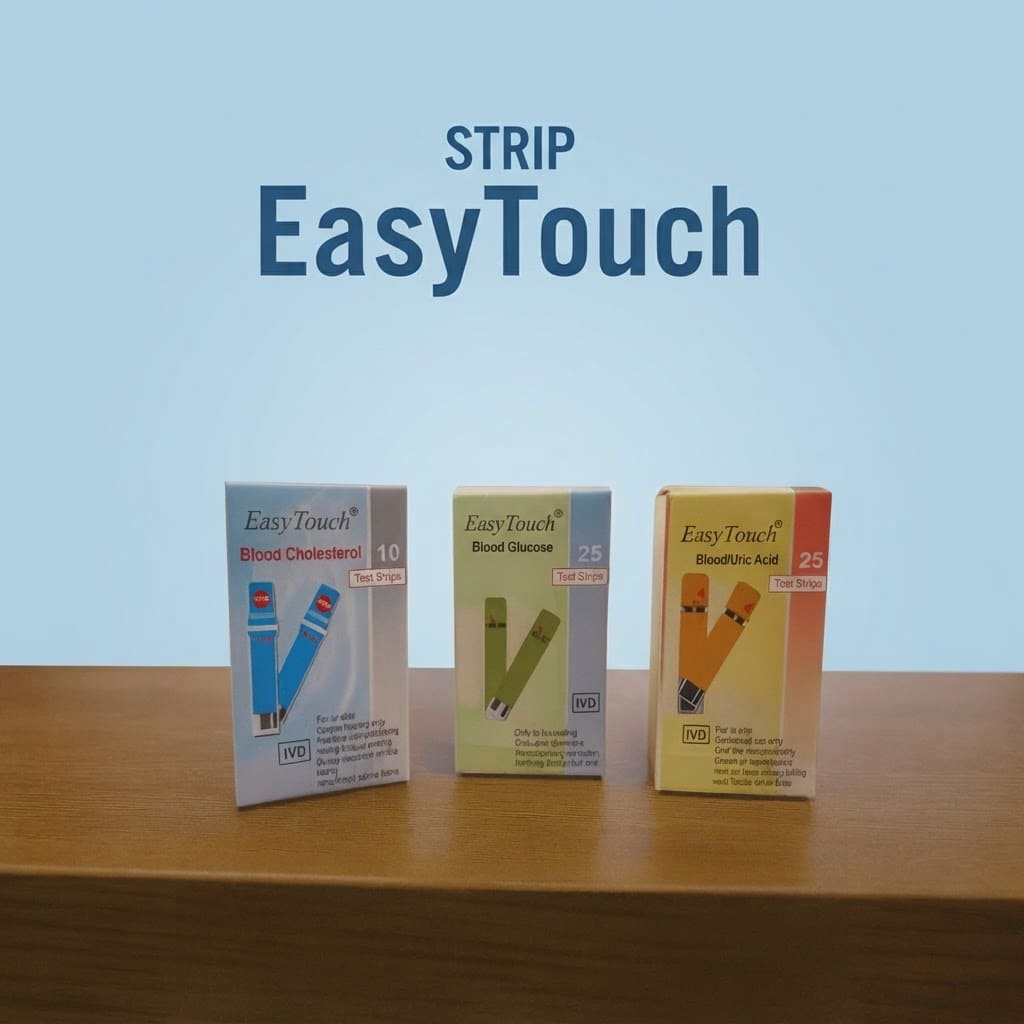 EasyTouch Test Strip / Refill Strip GCU | Alat Tes Gula, Asam Urat dan Kolesterol