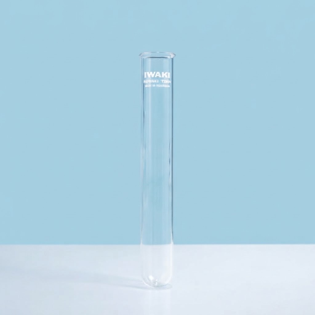 Tabung Reaksi Kaca Iwaki 16x150 mm / Test Tube | Alat Gelas Laboratorium Kosmetik