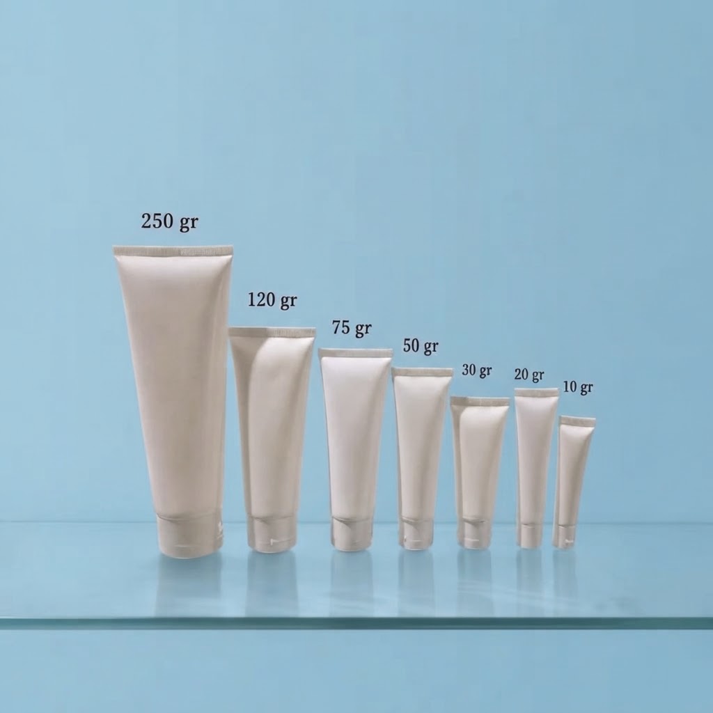 Tube Plastik Kosmetik / Tube Gel Cream Tutup Fliptop | Wadah Kemasan Serbaguna