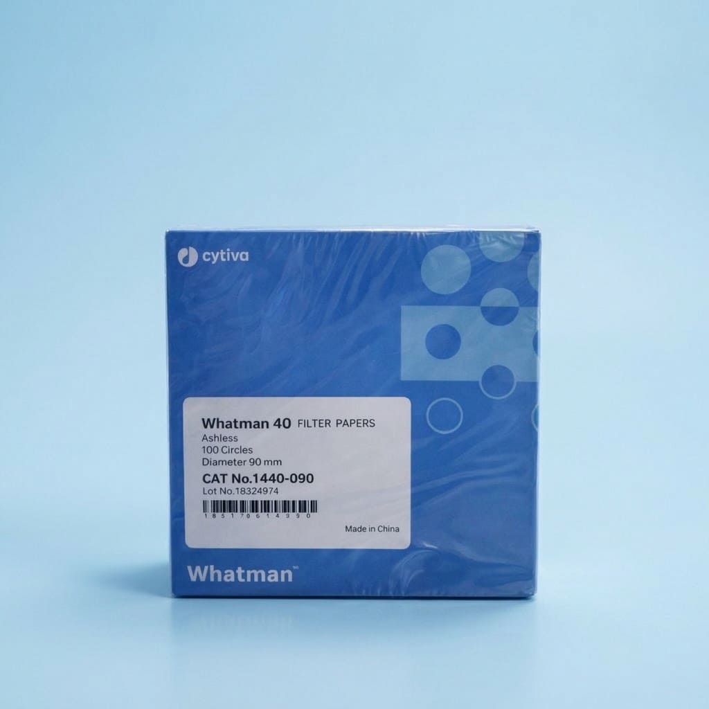 Filter Paper Whatman No. 40 Diameter 90 mm / Kertas Saring Kuantitatif Bebas Abu Box 100s